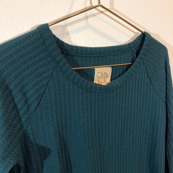 Chaser Emerald Green Waffle Thermal Long Sleeve - Picture 5 of 9